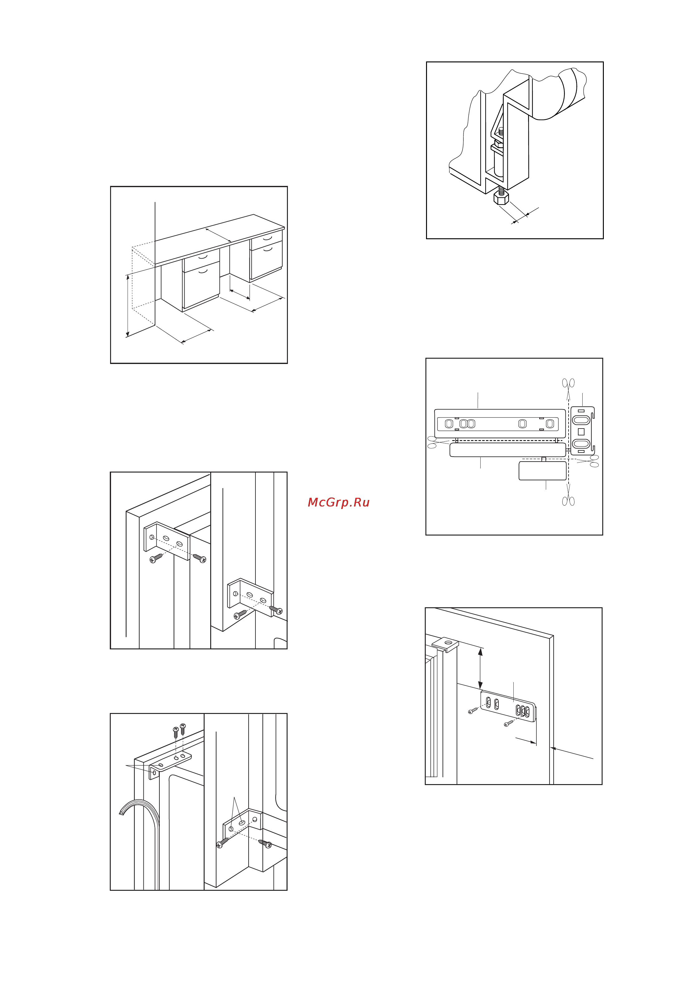 Electrolux ERU14310 [10/13] Bстраивание прибора под столешницу