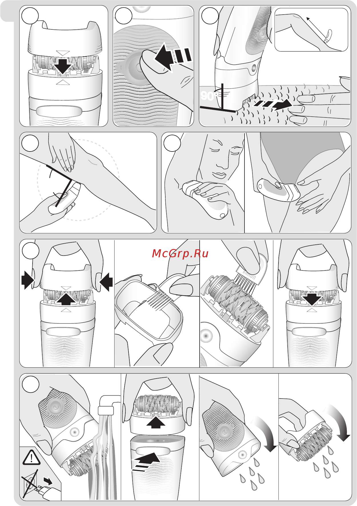 Braun Silk epil 5-511 Белый, синий [4/11] Css approved effective date 28jan2015 gmt printed 11may2015 page 4 of 124