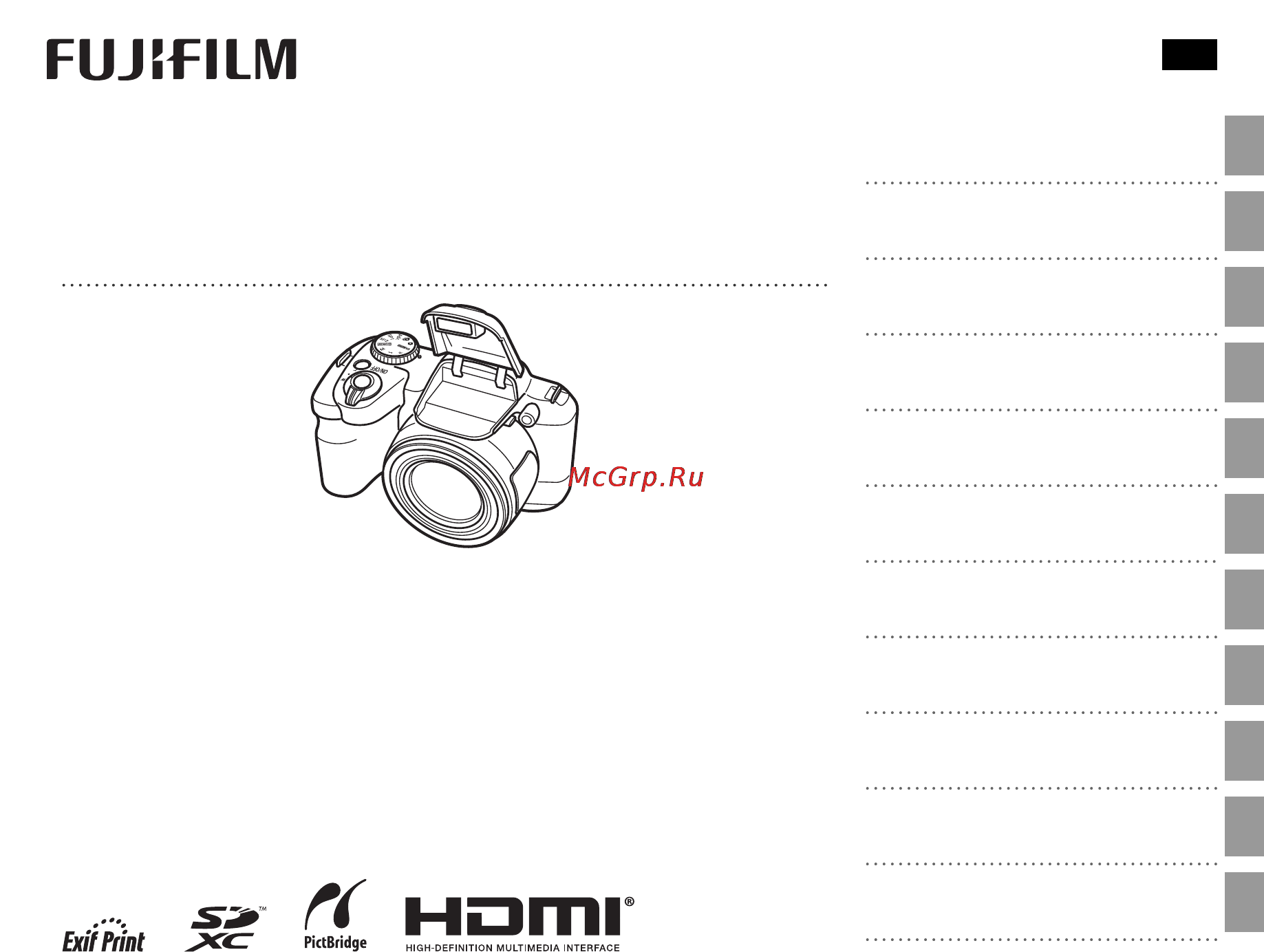 Fujifilm FinePix S8600 Black Инструкция по эксплуатации онлайн