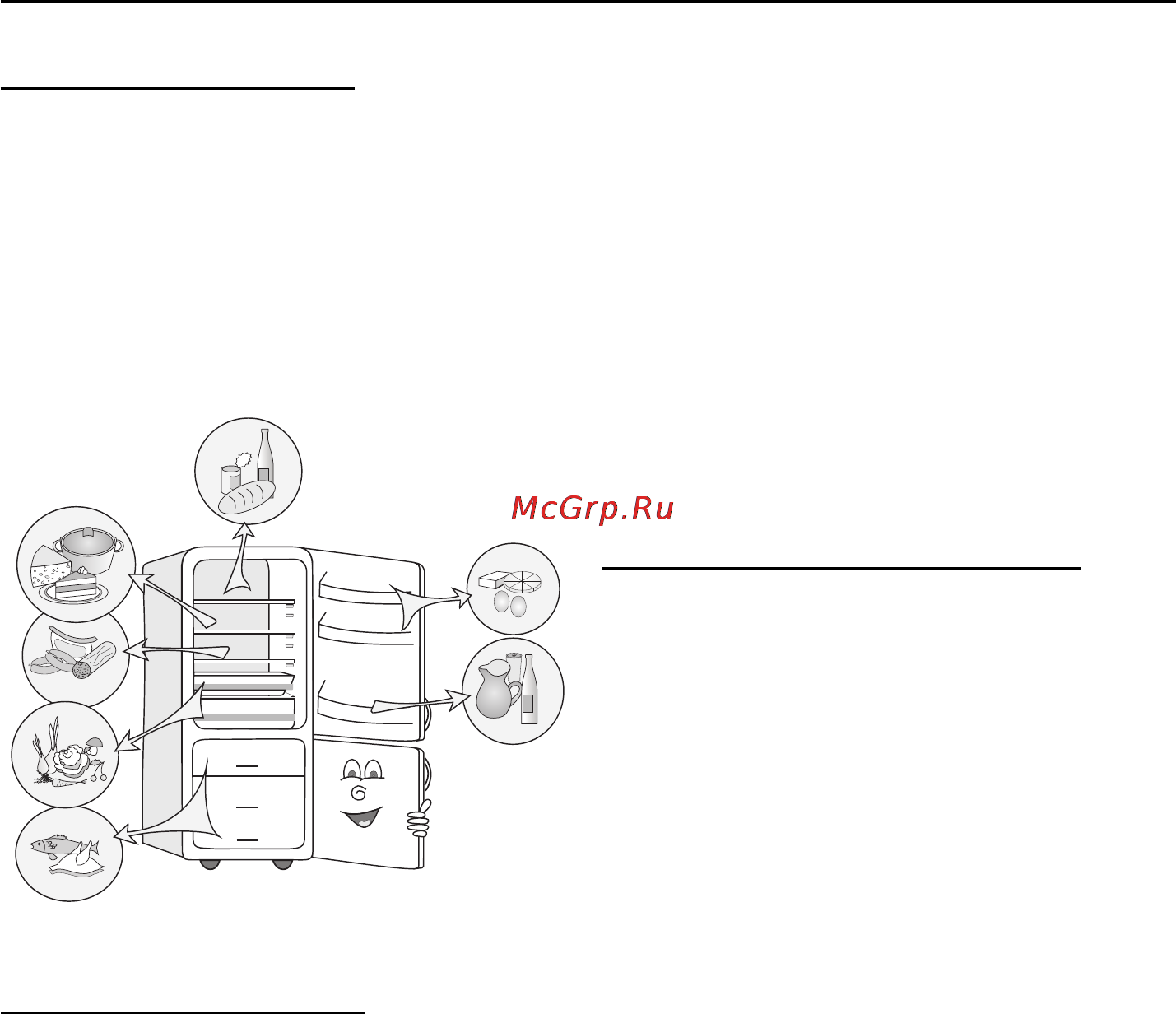 Gorenje NRK6191JX [34/48] Рекомендации по распределению продуктов