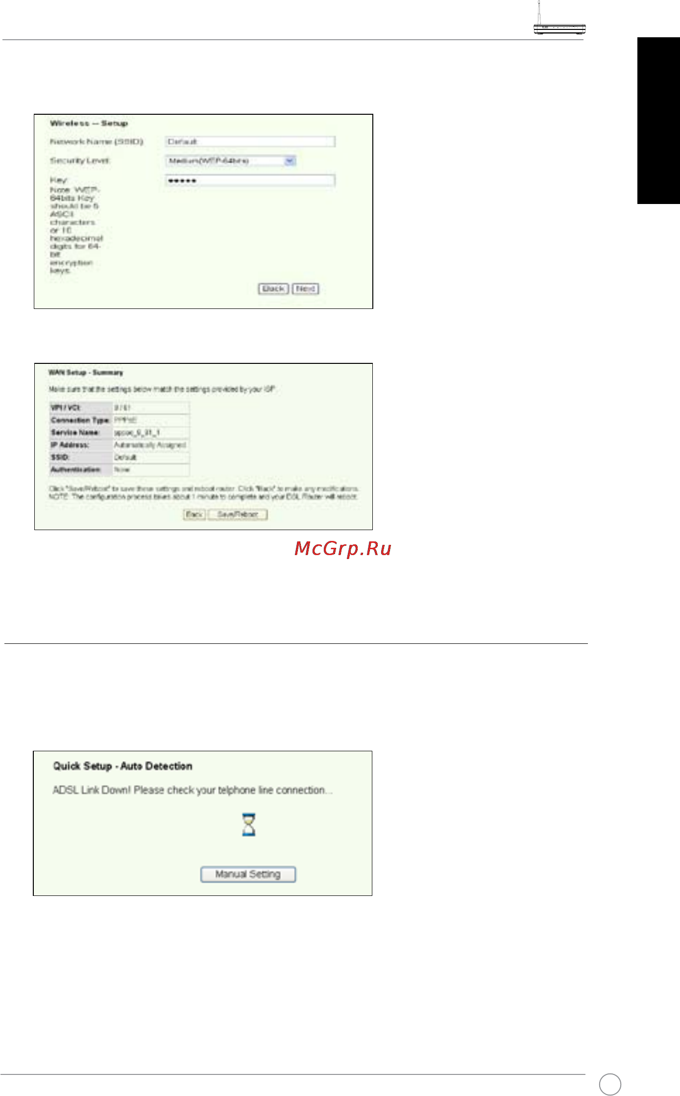 Asus WL-AM604g [10/417] English