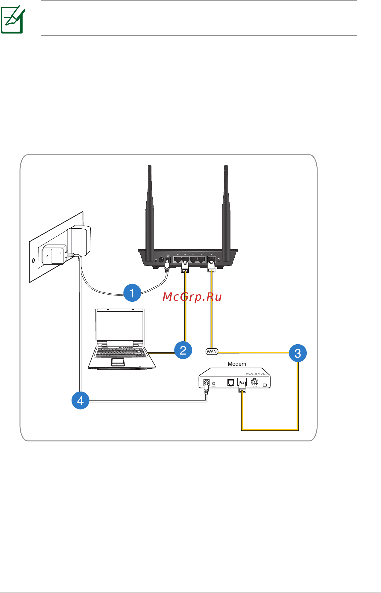Asus RT-N12HP ЧЕРНЫЙ [13/68] Проводное подключение