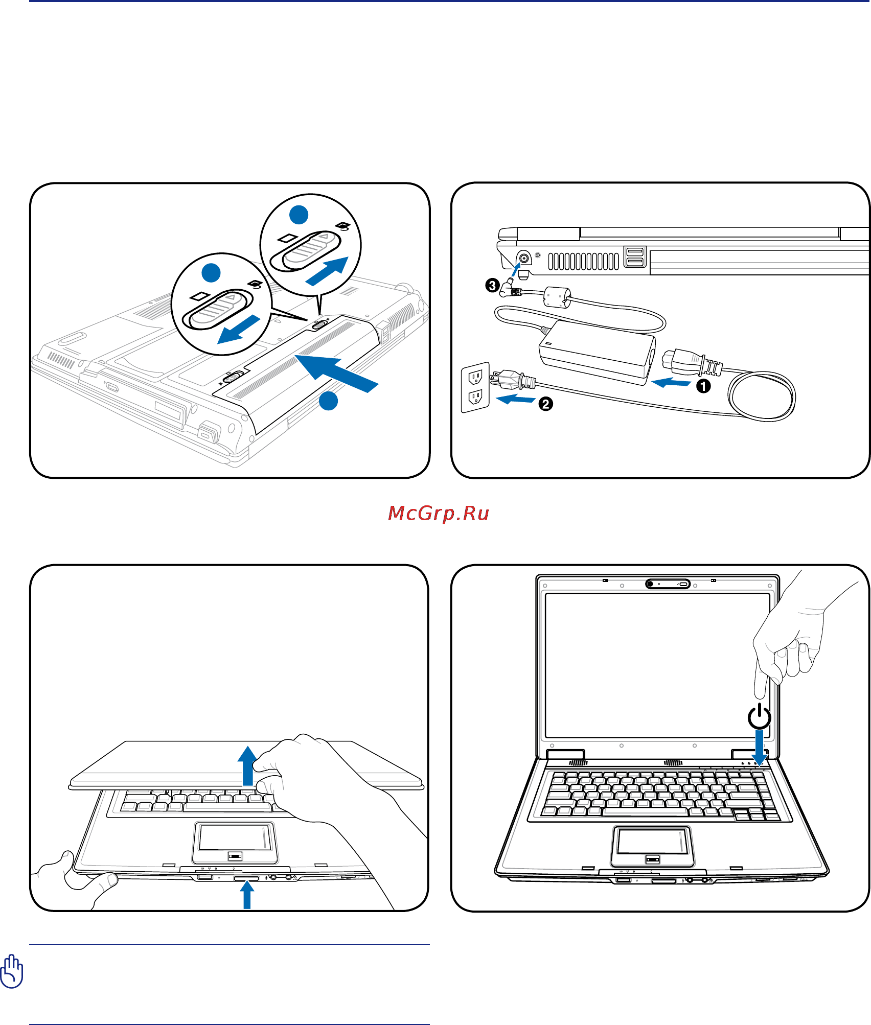 Asus F3Ke TK53 [9/90] Подготовка портативного компьютера