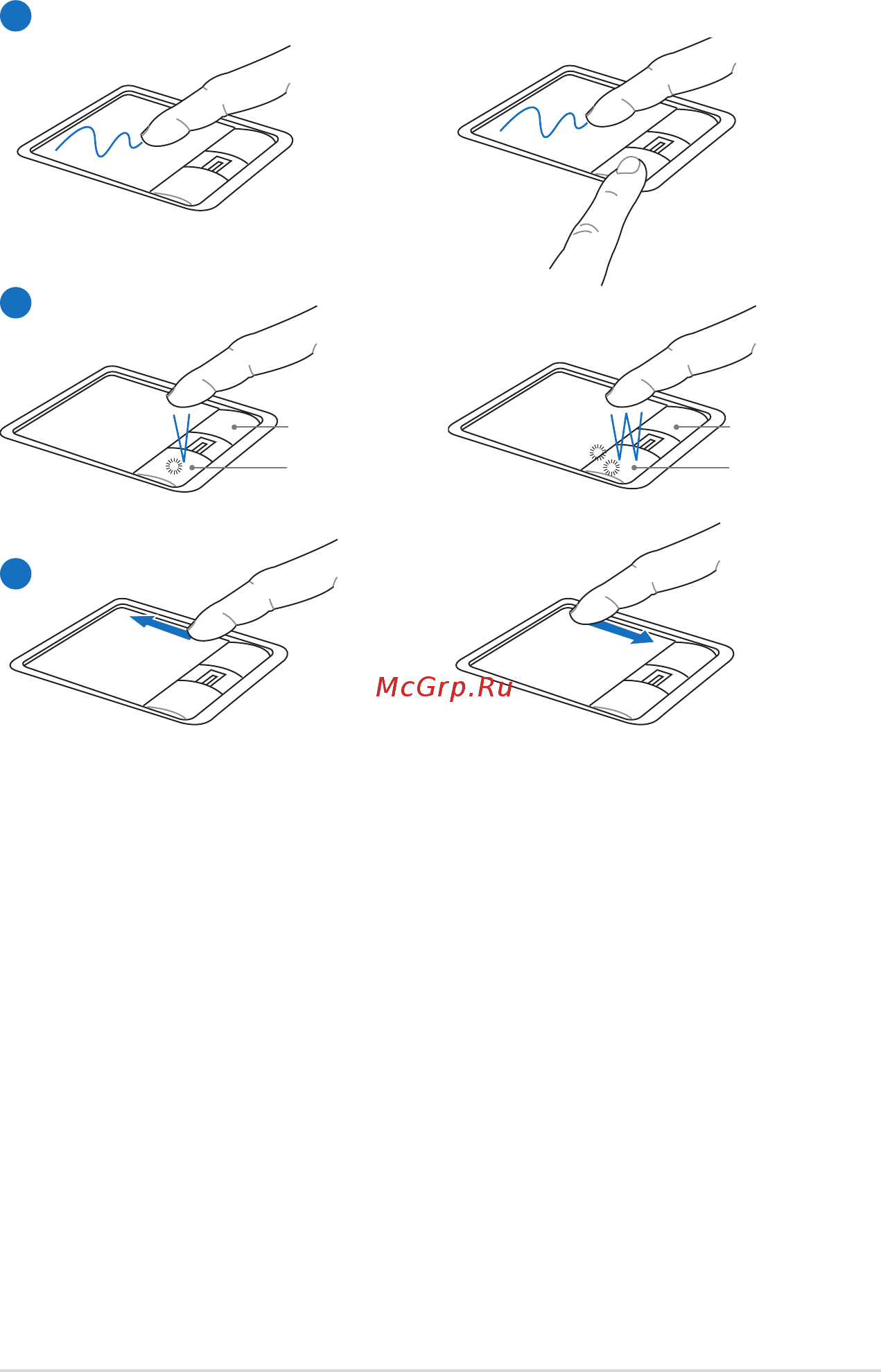 Asus N51Tp [7/26] Using the touchpad