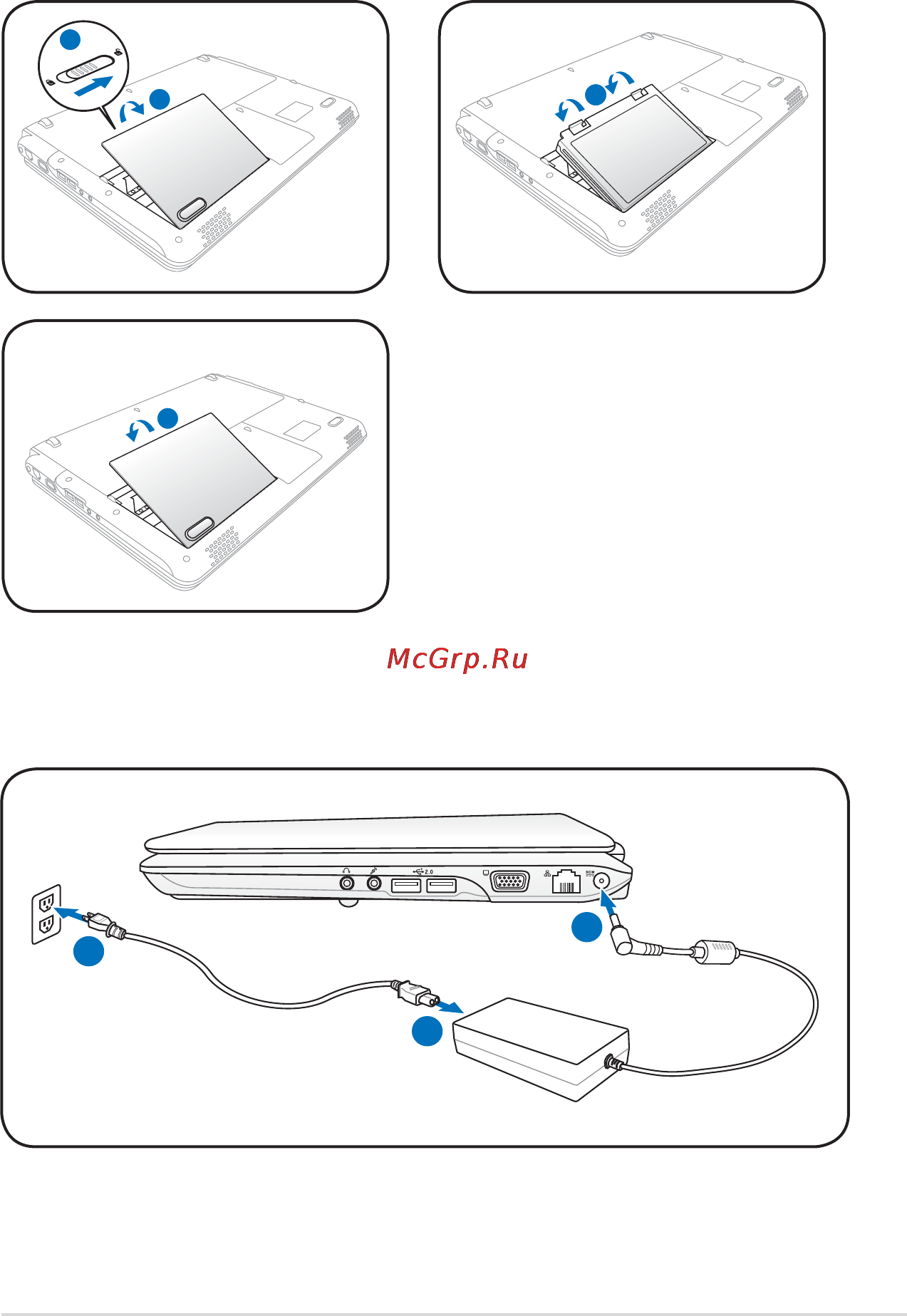 Asus K61IC T4300 [5/24] Одготовка ноутбука