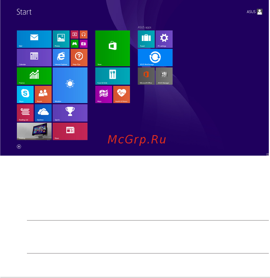 Asus N751JX-T7096HI [53/148] Интерфейс windows