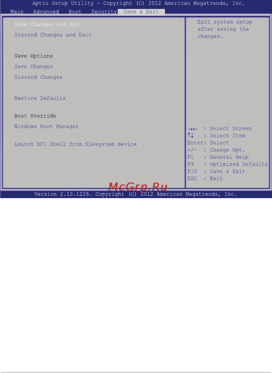 Asus TP300LJ-C4054H [84/122] Save exit