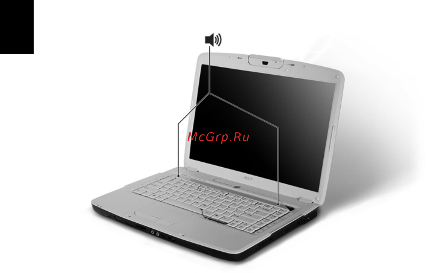 Acer AS5920G-702G25Hn [62/123] Регулировка уровня звука
