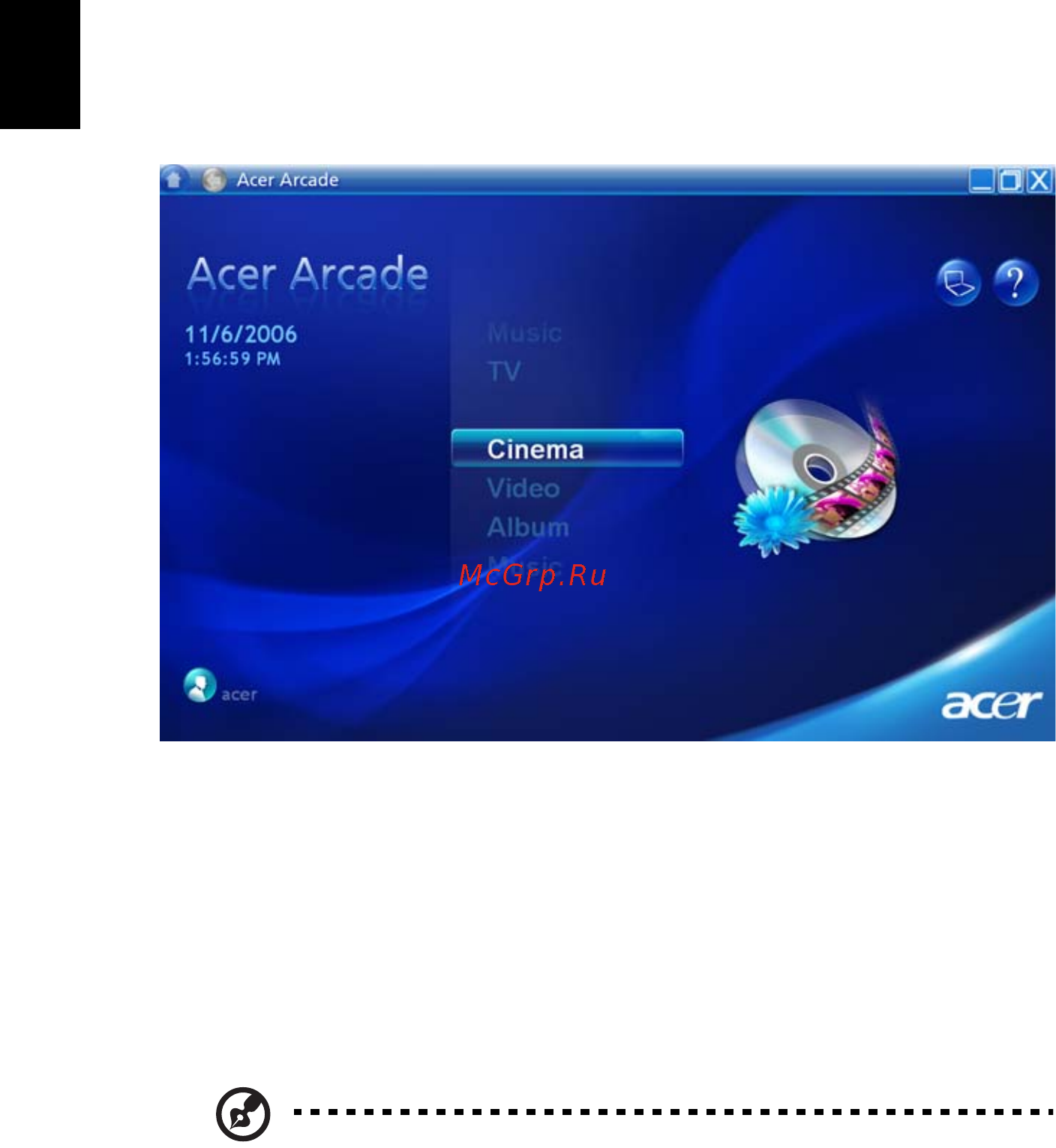 Acer AS5920G-702G25Hn [77/123] Русский