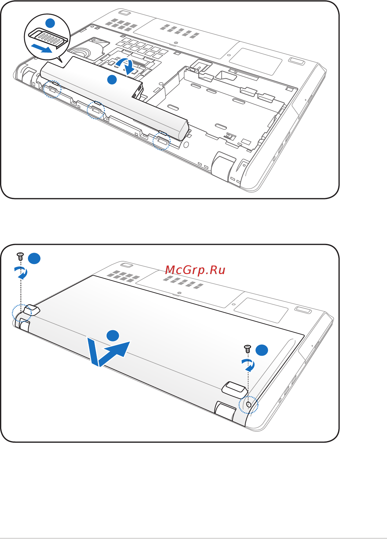 Asus K95VB-YZ009H [11/122] Установите аккумулятор
