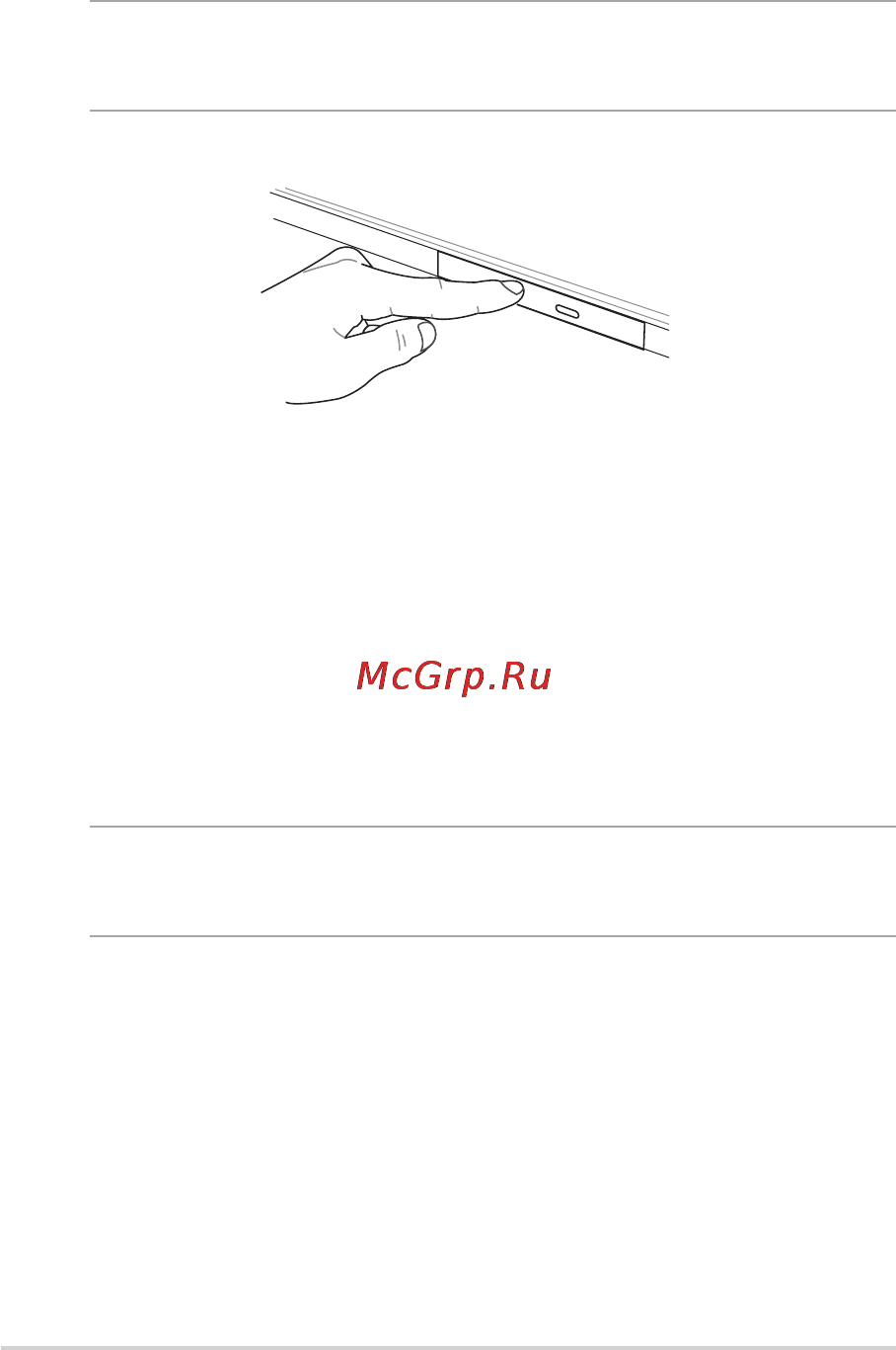 Asus g551jw, 90nb08b2-m00860 [48/140] Использование отверстия для извлечения оптического диска