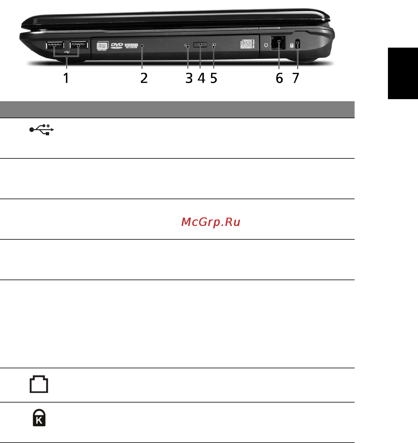 Acer AS5740G-333G25Mi [9/13] Вид справа