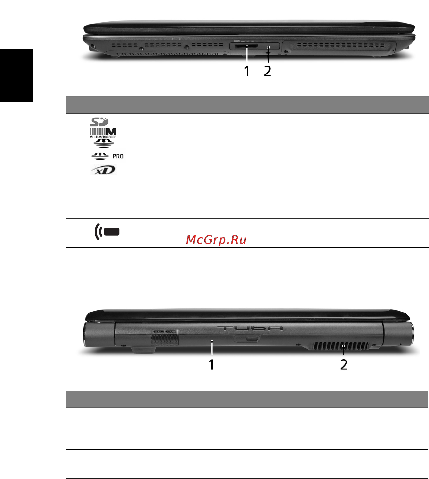Acer Aspire 6930G-644G32Mi [6/13] Вид спереди с закрытой крышкой