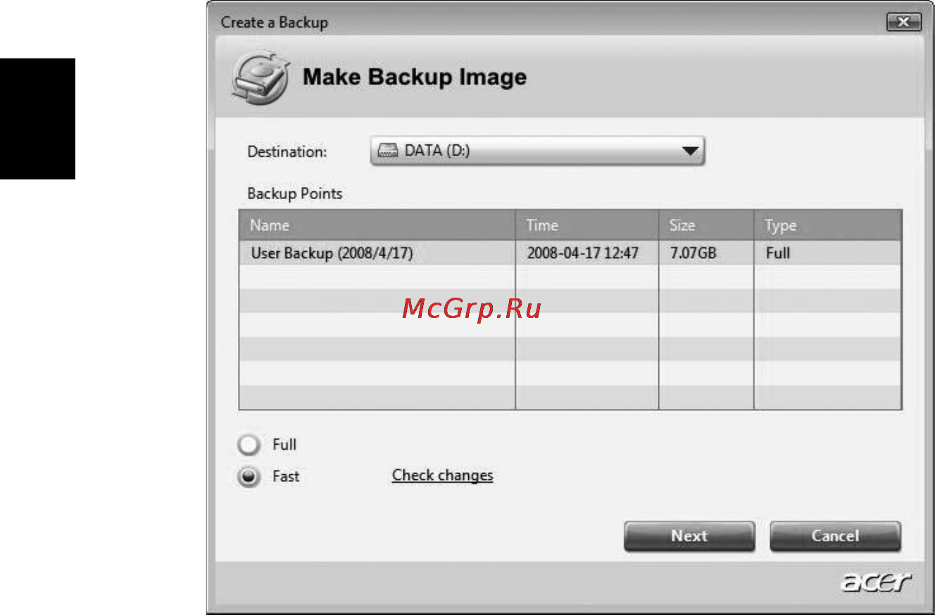 Acer EX5230E-902G16Mi [88/103] Русский