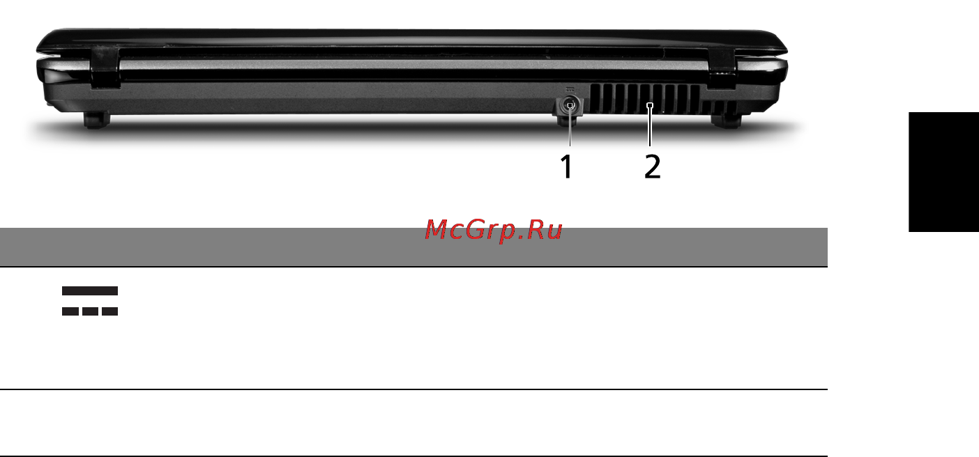 Acer AS5530-703G25Mi [11/15] Вид справа