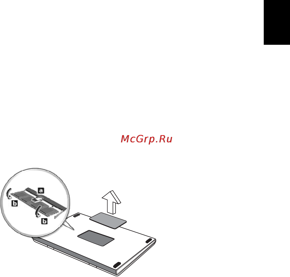Acer 4720Z-4A2G16MI [105/122] Установка памяти