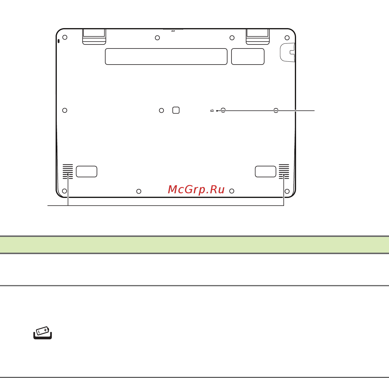 Acer Aspire R11 R3-131T-COG4 NX.G10ER.004 [13/98] Вид снизу