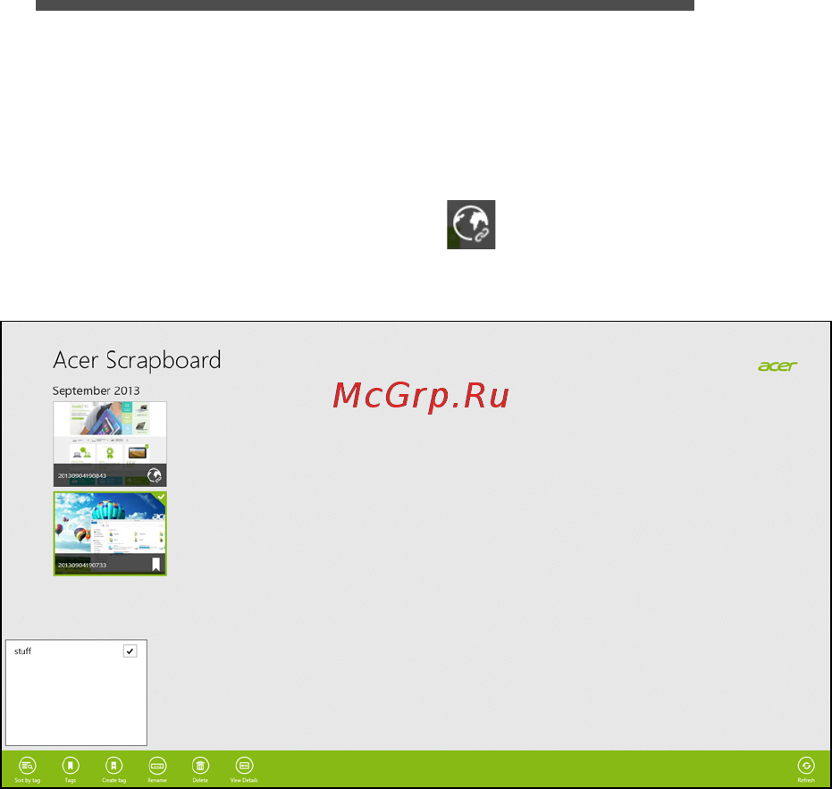 Acer Aspire R11 R3-131T-COG4 NX.G10ER.004 [47/98] Acer scrapboard