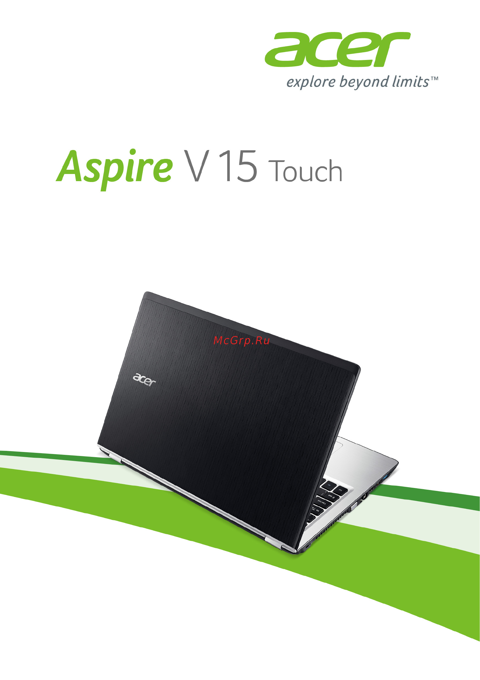 Acer Aspire V3-574G-570W NX.G1TER.005 Инструкция по эксплуатации онлайн