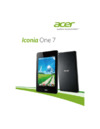 Acer ICONIA B1-730HD 7\' 16Gb Wi-Fi Blue Инструкция по эксплуатации