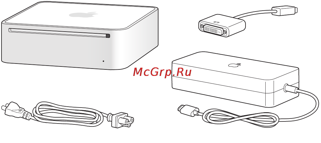 Apple Mac mini MC238RS/A [10/76] Комплект поставки