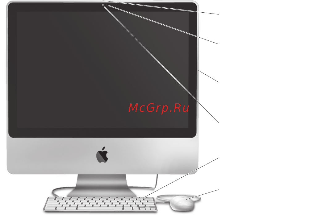 Apple iMac MB419RS/A + планшет WACOM [20/73] Основные характеристики компьютера imac