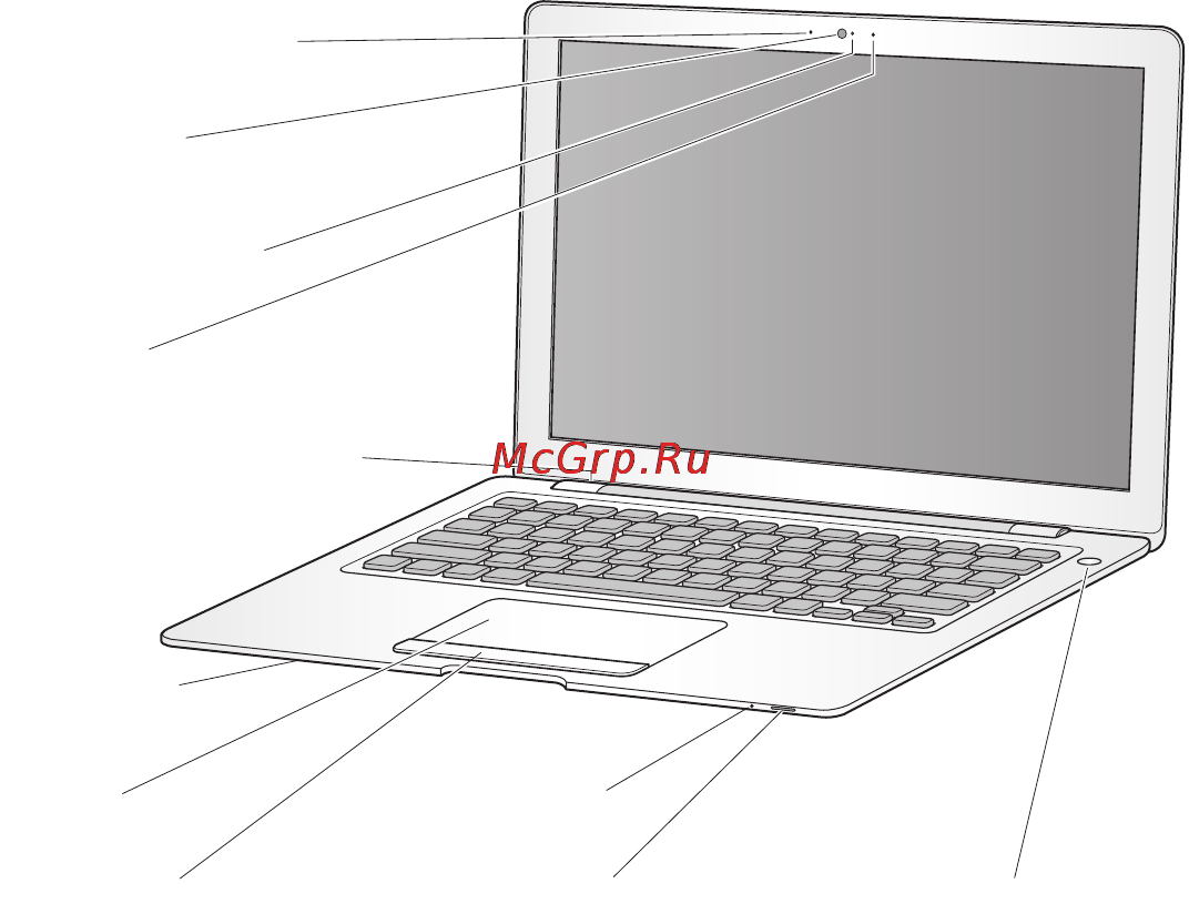 Apple MacBook AIR MC234RS/A [28/77] Основные функции macbook air