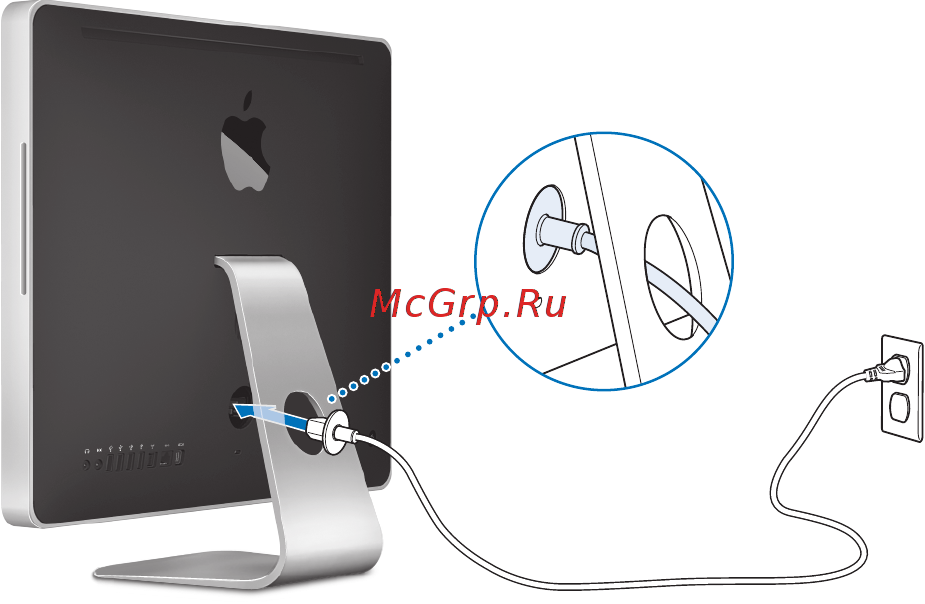 Apple iMac 24'' MB420RS/A [10/73] Настройка компьютера imac