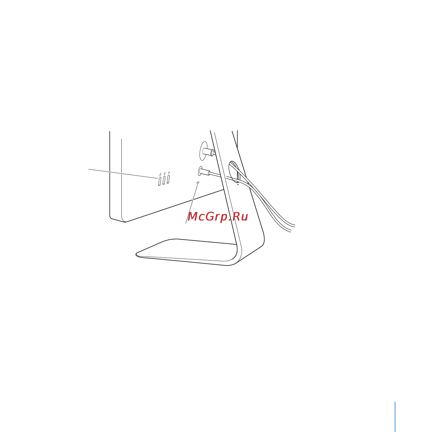 Apple MB382ZE/A [9/15] Использование портов usb и слота безопасности
