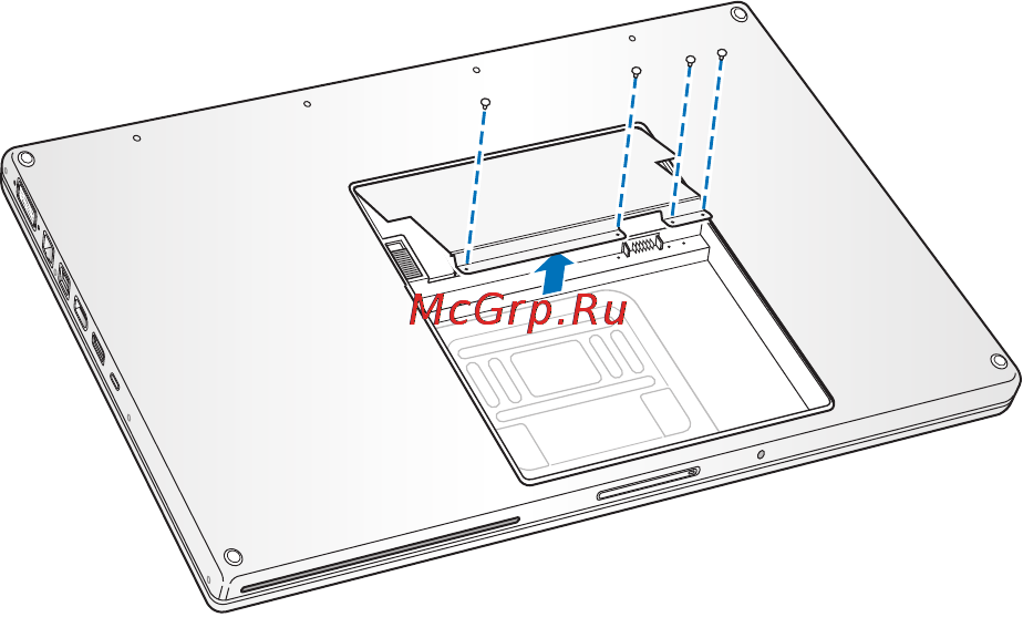 Apple MB766RS/A [41/80] Шаг 2 установка модуля памяти