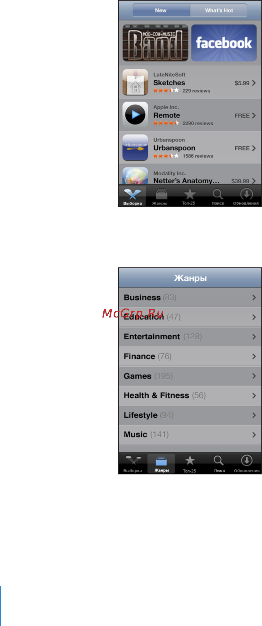 Apple MB533ZI/A 32Gb [50/131] Просмотр и поиск