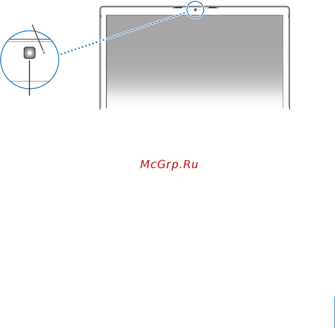 Apple MacBookPro 17\'\' MA611 [39/140] Использование встроенной видеокамеры isight