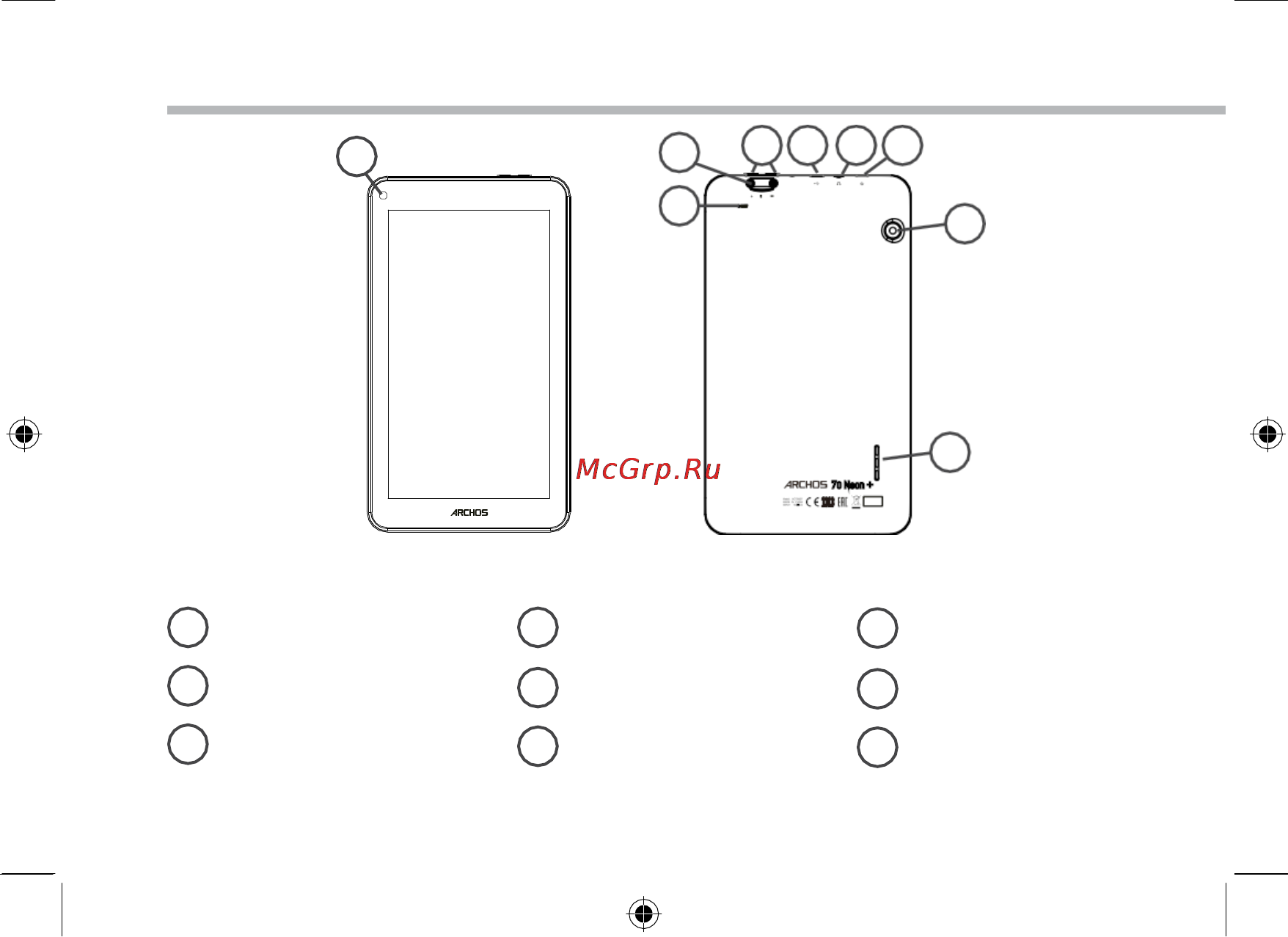 Archos 101b Cooper [5/17] Описание устройства