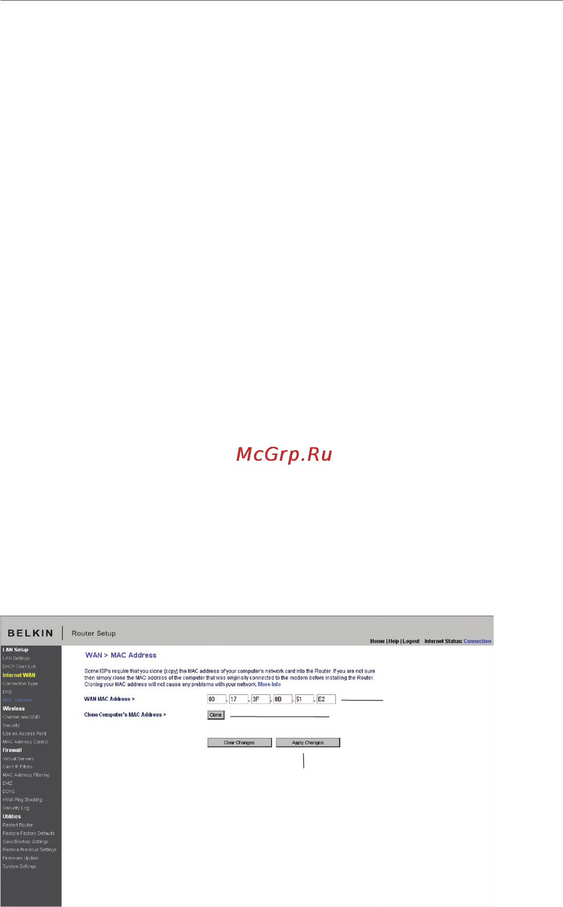 Belkin F5D8233yy4 [38/106] Дополнительный способ установки