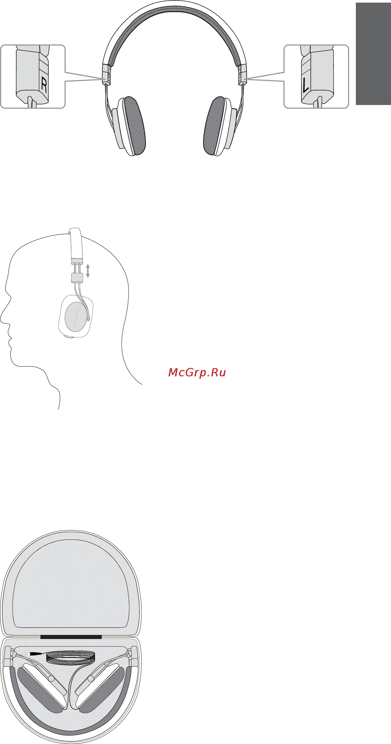 Bowers & Wilkins P3 Red/Gray [11/73] Inhalt des p3 versandkartons 11