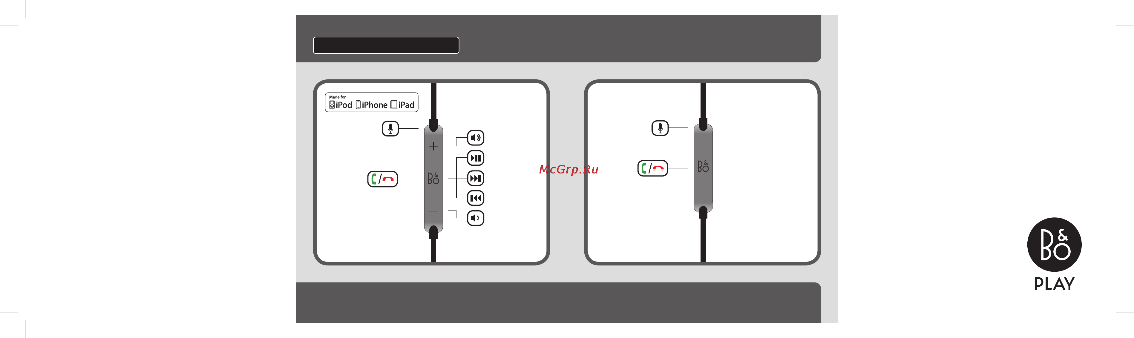 Bang & Olufsen BeoPlay H3 Silver Инструкция по эксплуатации онлайн [2/2] 128811