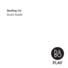 Bang & Olufsen BeoPlay H2 Black Инструкция по эксплуатации