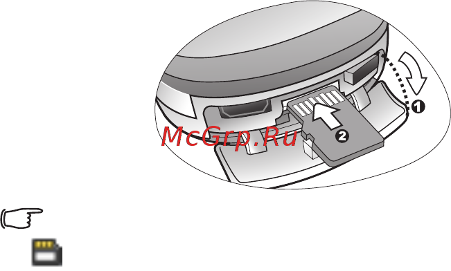 Benq-Siemens CF61 deep space [22/126] Карта памяти microsd
