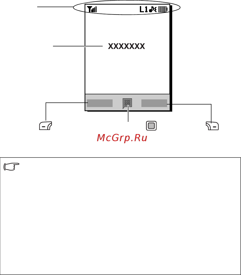Benq-Siemens CF61 [25/126] Дисплей в режиме готовности