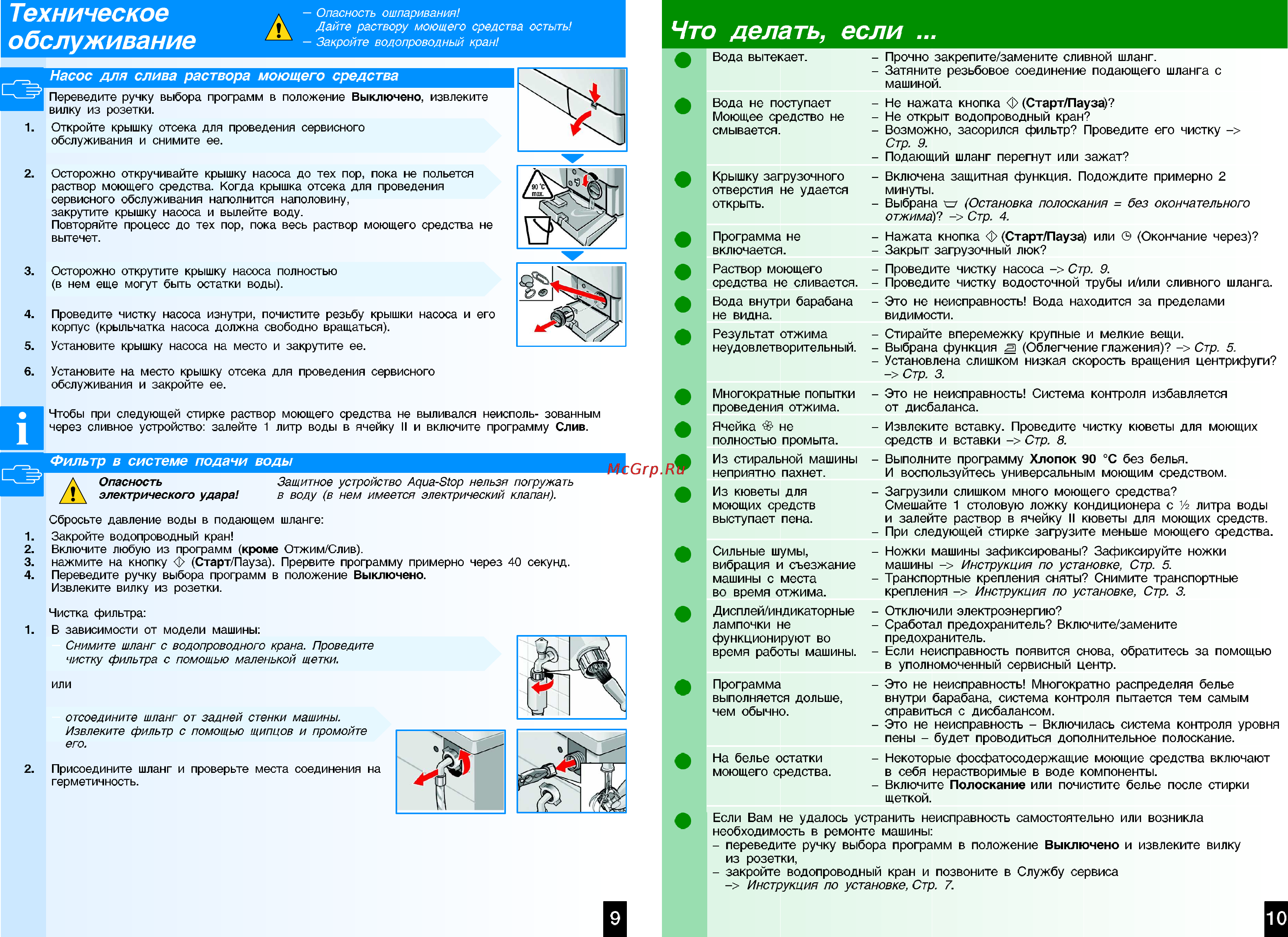 Bosch WLX 20360 OE Инструкция по эксплуатации онлайн [7/8] 129089