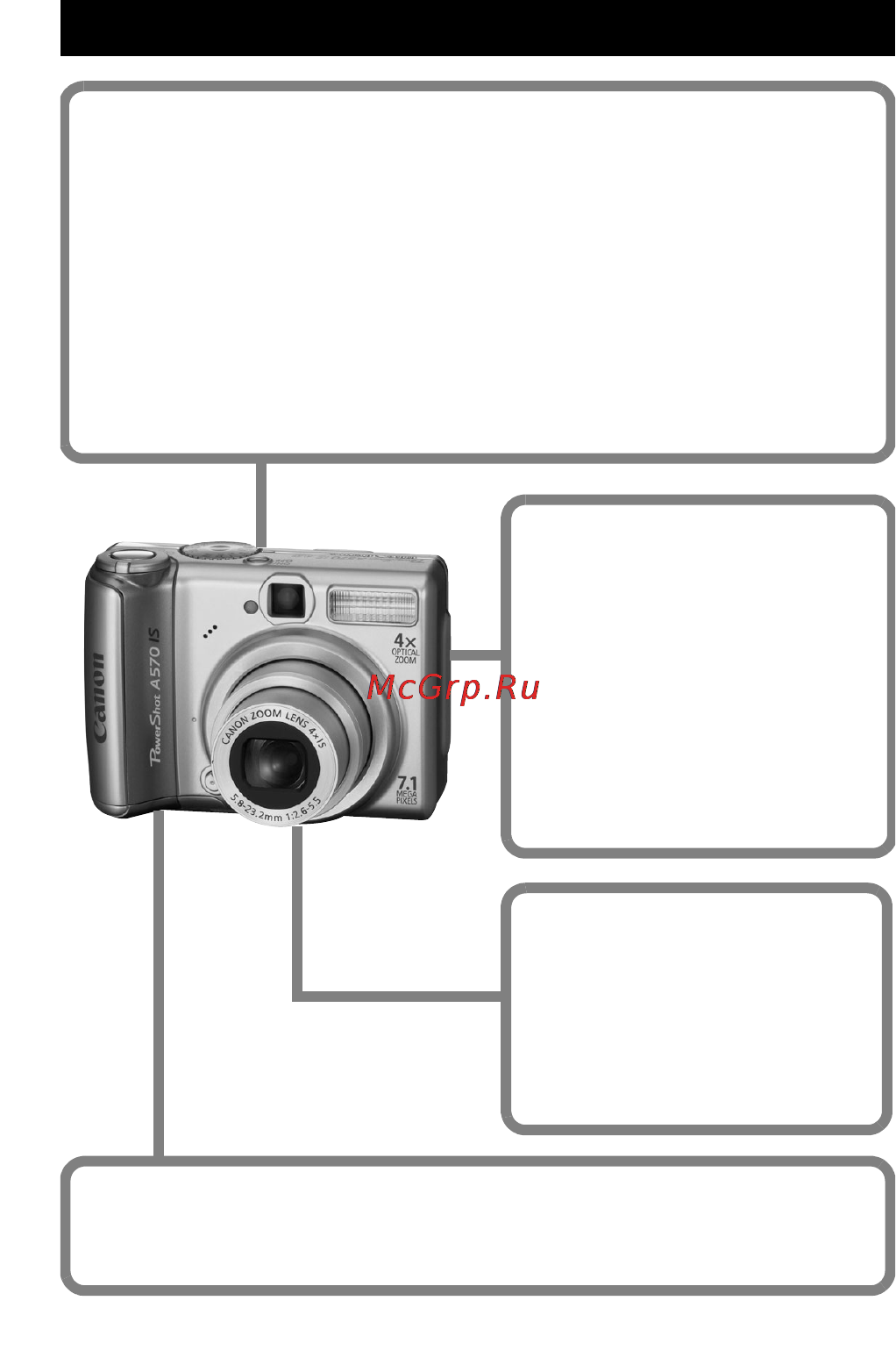 Canon A570 IS Silver [2/131] Основные функции