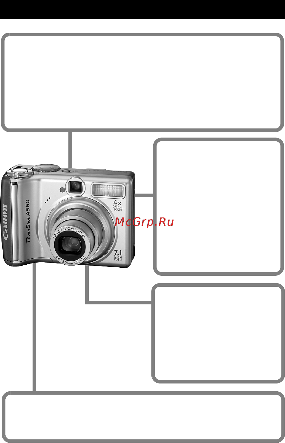 Canon A560 Silver [2/127] Основные функции