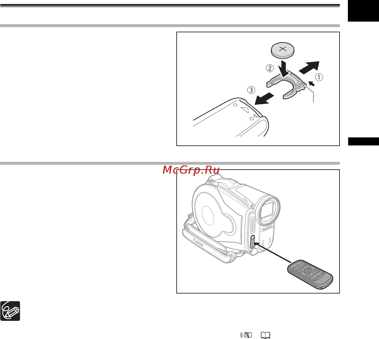 Canon DVD DC40 [23/139] Шаг 3 использование беспроводного пульта