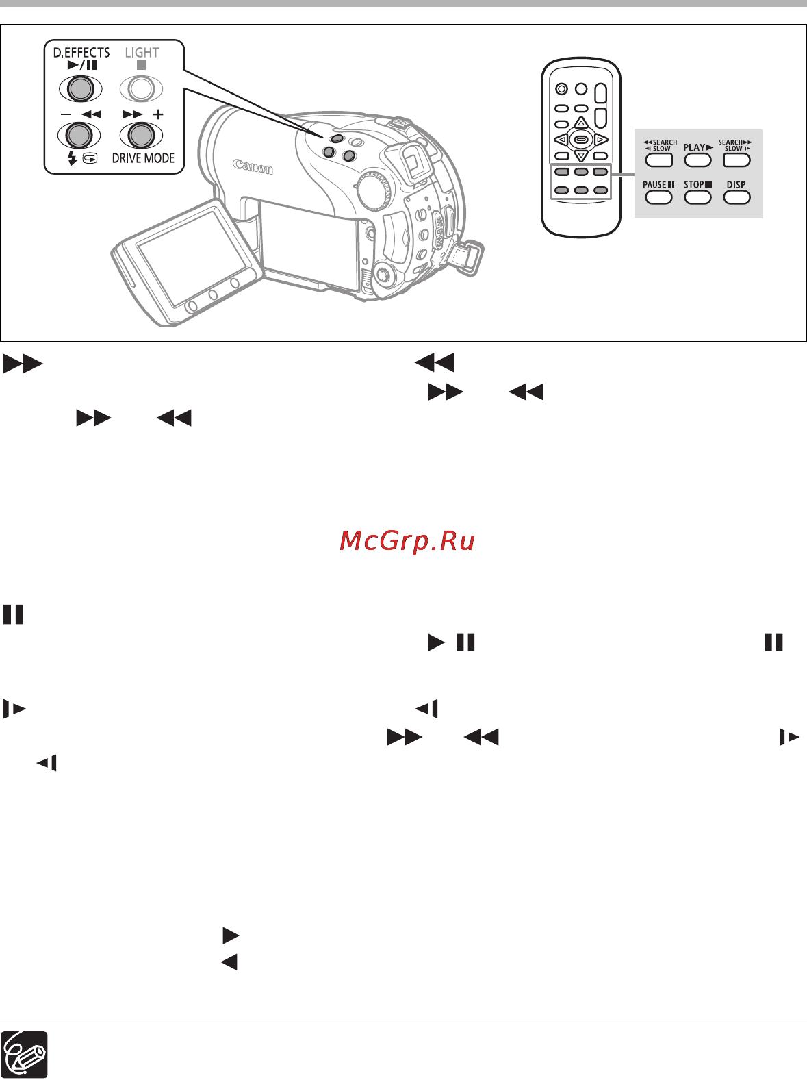 Canon DVD DC40 [38/139] Специальные режимы воспроизведения