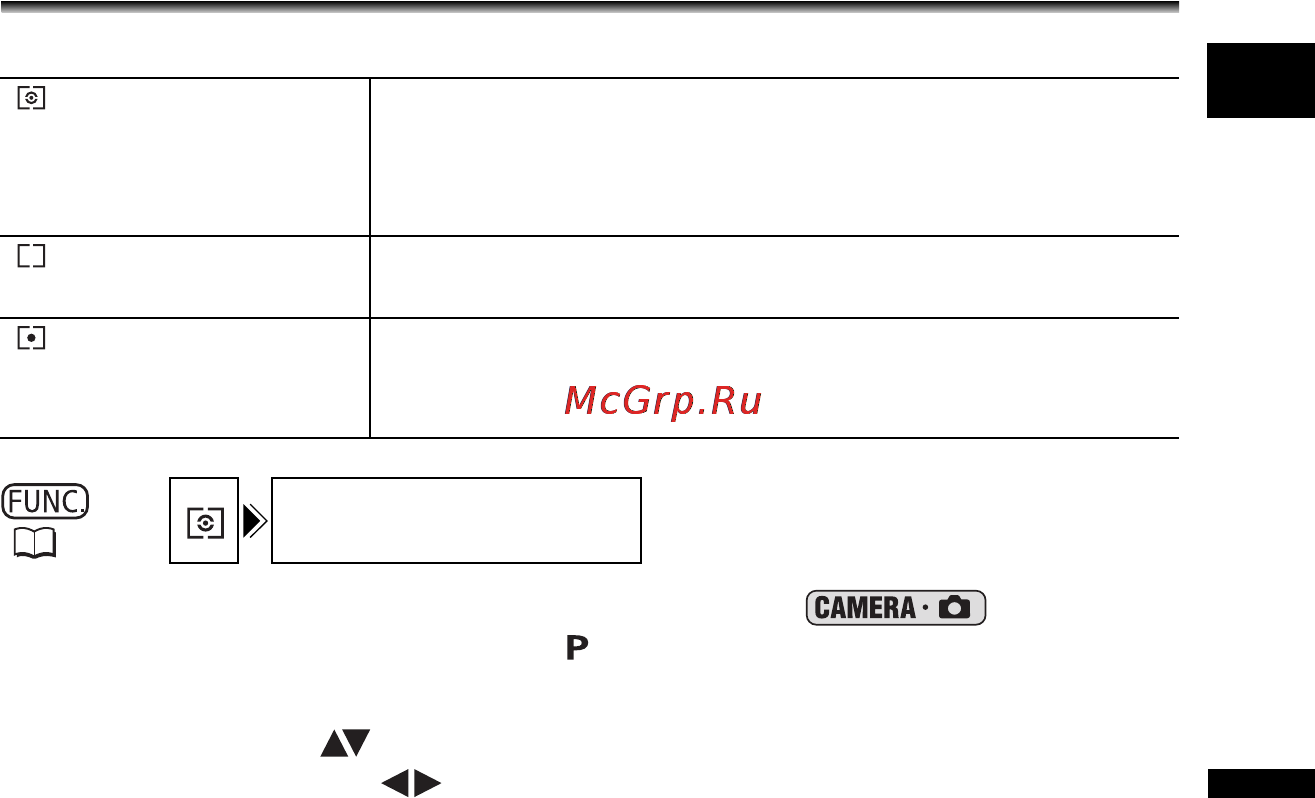 Canon DVD DC40 [61/139] Изменение способа замера экспозиции