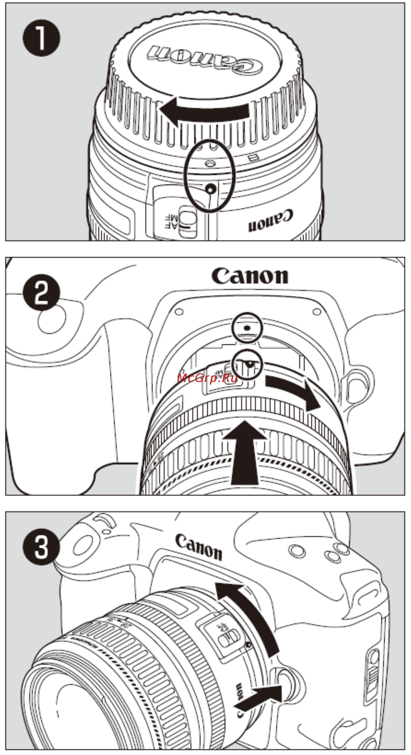 Canon EF100-300 F4.5-5.6 USM Инструкция по эксплуатации онлайн [2/12] 129429