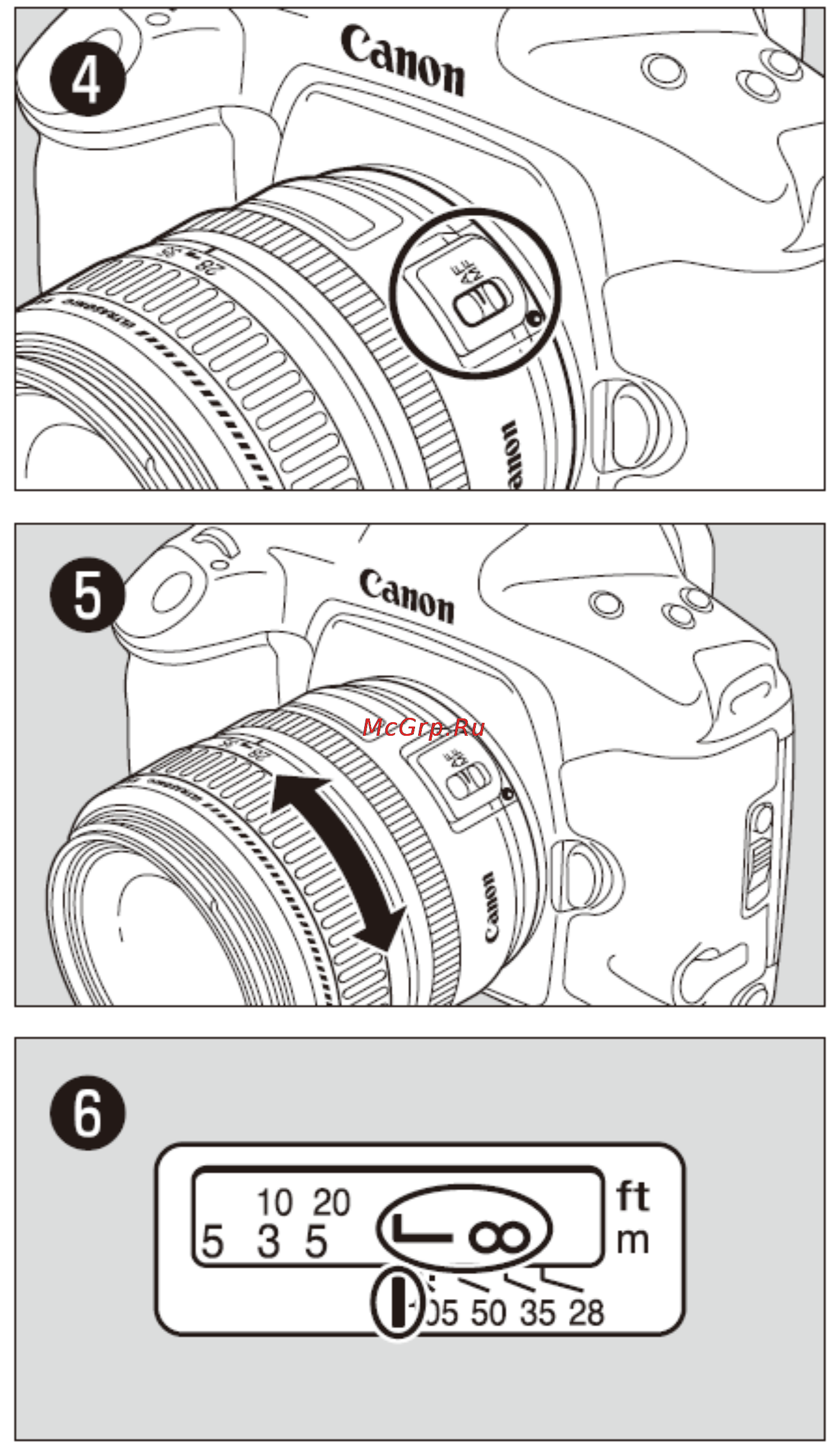 Canon EF100-300 F4.5-5.6 USM Инструкция по эксплуатации онлайн [3/12] 129429