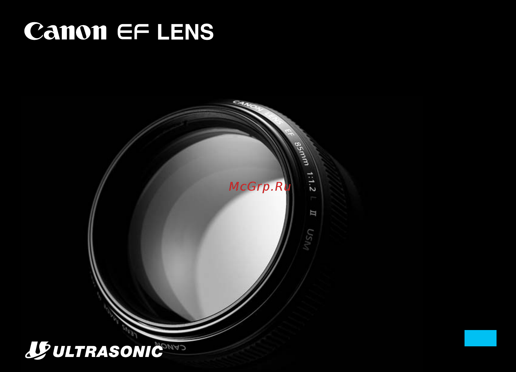Canon EF 85mm f/1.2L II USM Инструкция по эксплуатации онлайн