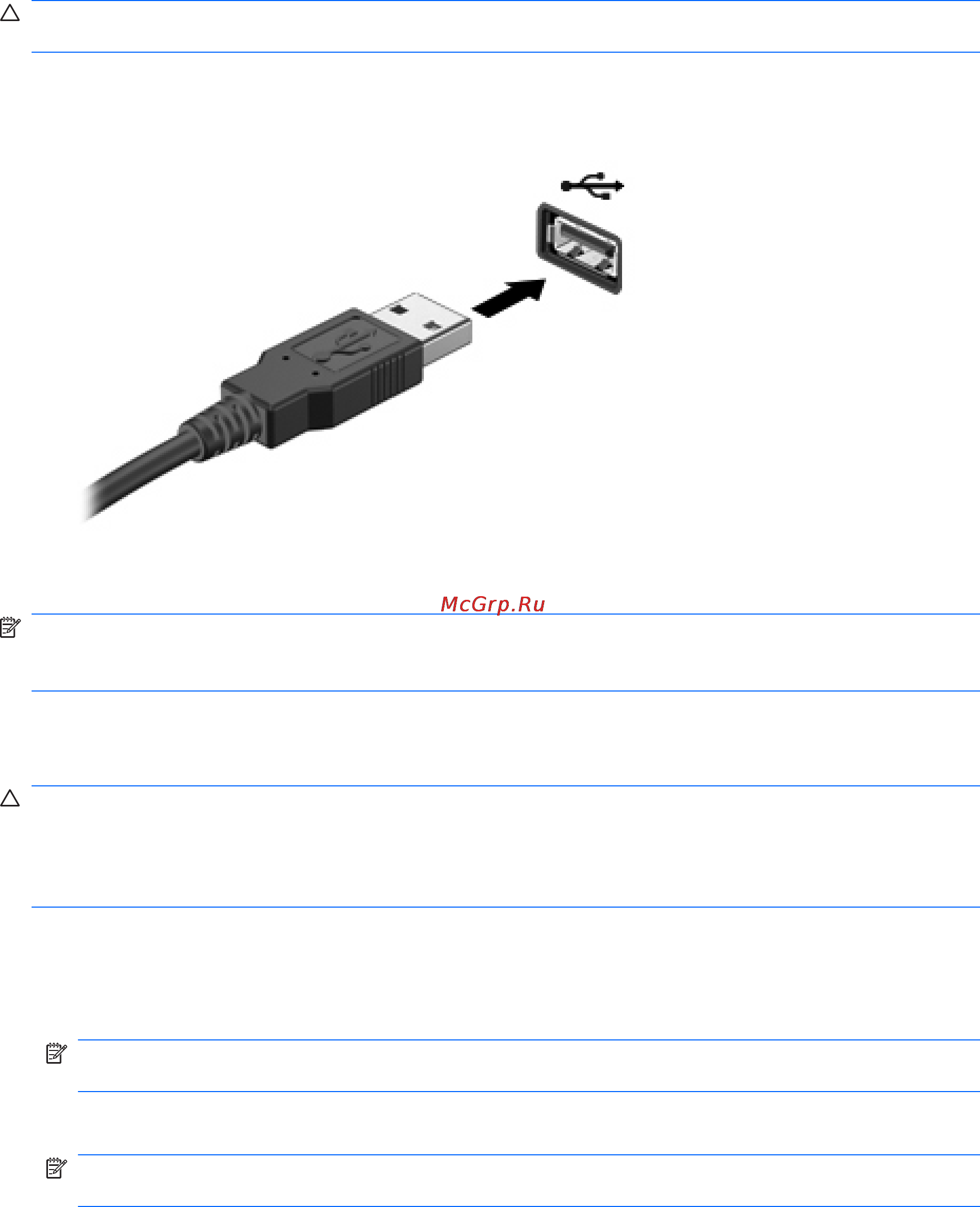 Compaq Presario CQ60-305ER [7/245] Подключение устройства usb