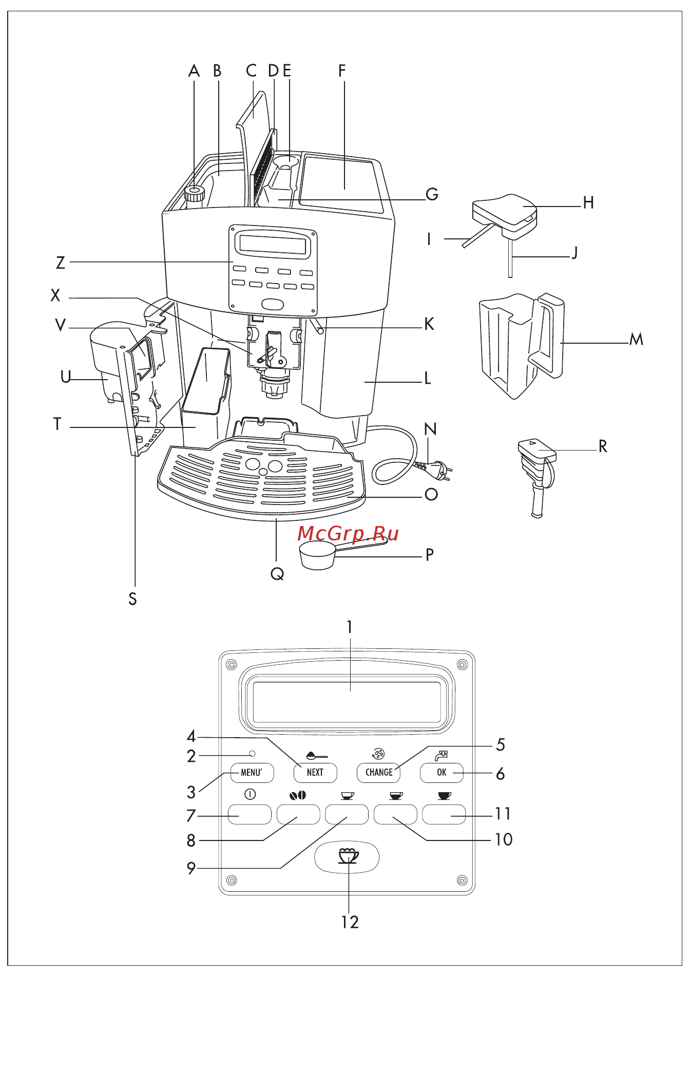 Delonghi EAM 3500 Инструкция по эксплуатации онлайн [2/22] 129930